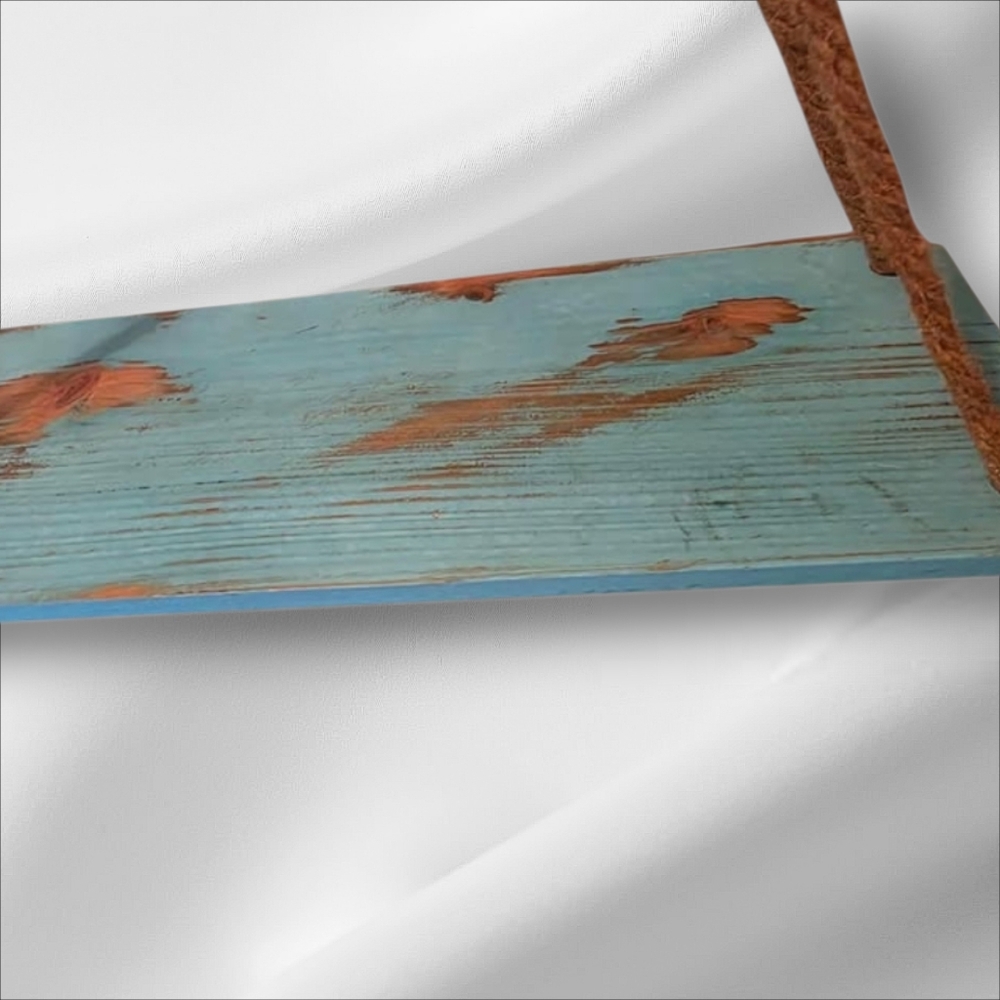 Hanging Shelf  Wood Distressed - Picture 4 of 7